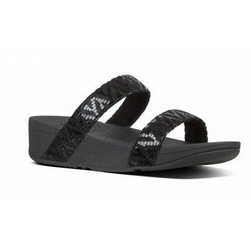 Overview image: FitFlop Lottie Chevron Suede Slide