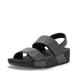 Overview image: FitFlop Mina Textured Glitz Sandals